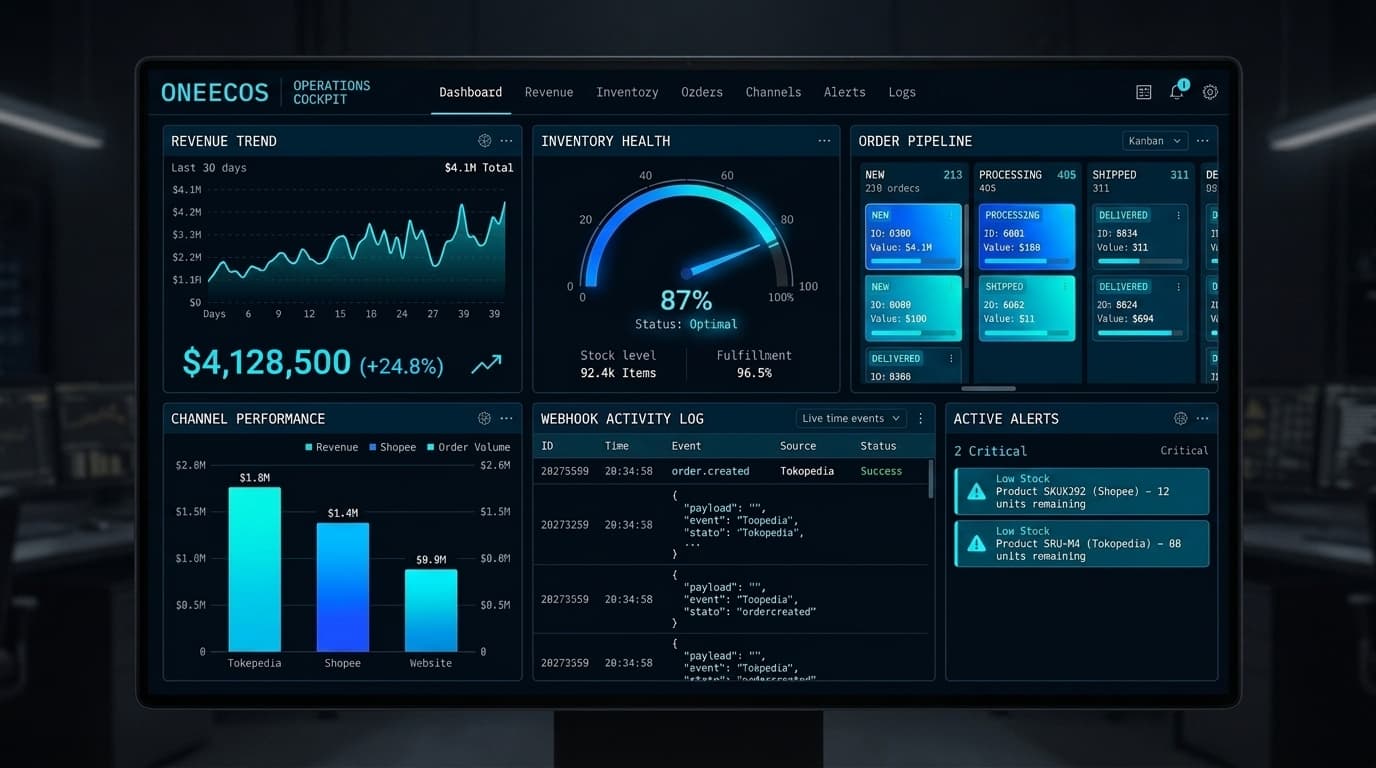 OneEcos Business Operating System — screenshot 2